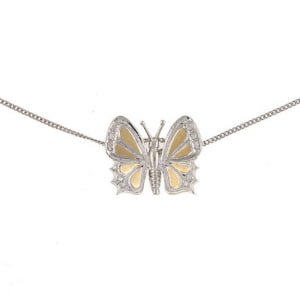 Anhänger Schmetterling mit Halskette