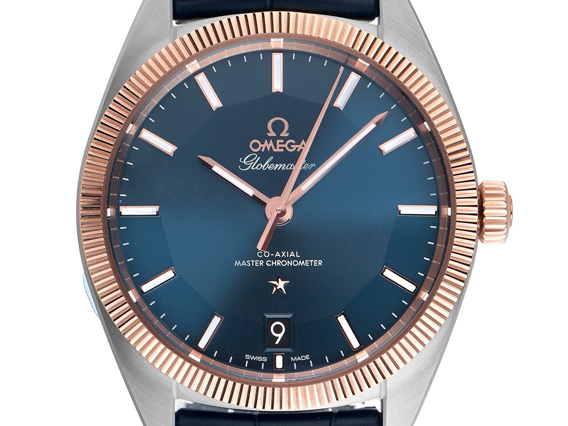 Omega Constellation Globemaster in Blau