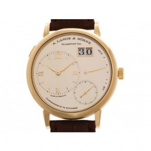 A. Lange & Söhne Große Lange 1 18kt Gelbgold Handaufzug Krokoleder 41mm