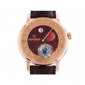 Schwarz Etienne Set - Ode auf die Woche - Dienstag Mars 18kt Roségold Tourbillon Handaufzug Regulateur 43mm