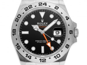 Rolex Explorer II mit schwarzem Zifferblatt