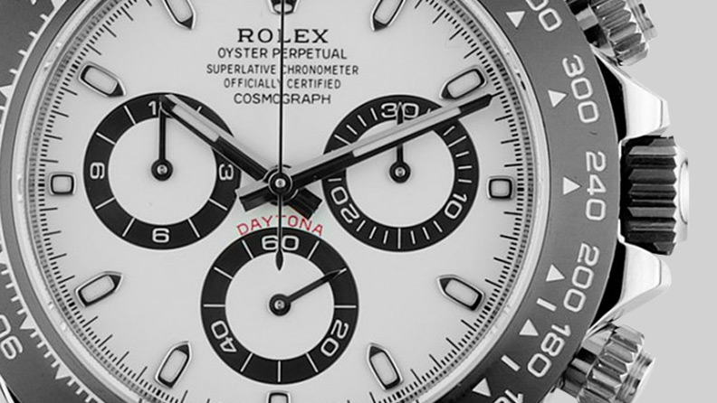 Rolex Daytona Cosmograph, schwarz-weiß