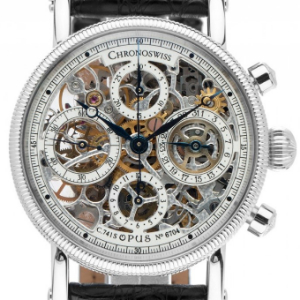 Zifferblatt der Chronoswiss Opus Skeleton