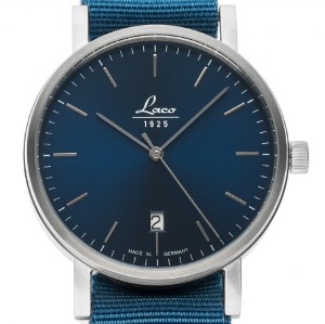 Uhr ohne Ziffern: Laco Classic Azur Stahl Automatik