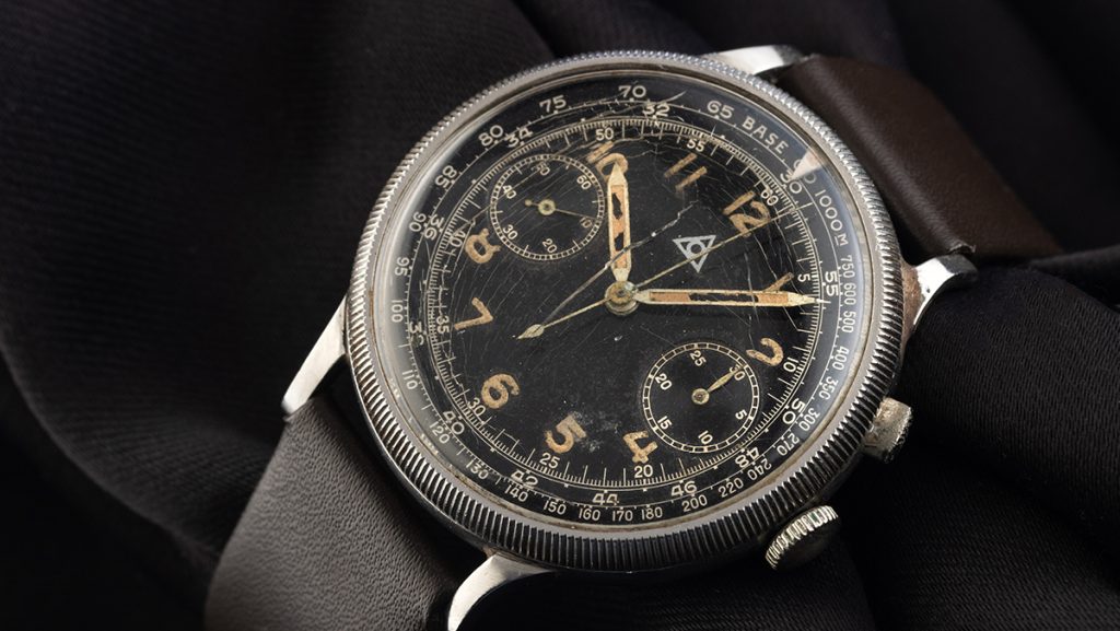 Historischer Alpina Chronograph im Originalzustand