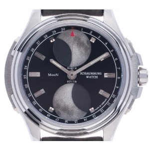 Uhr ohne Ziffern: Schaumburg Urbanic Double Moon