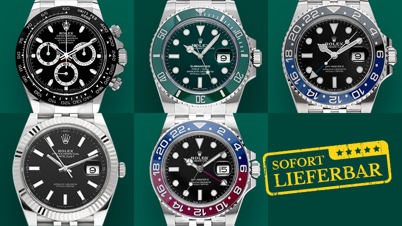 Rolex Uhren ohne Wartezeit