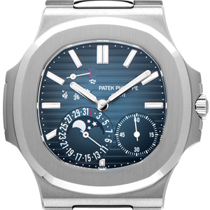 Patek Philippe Nautilus Stahl Automatik Mondphase