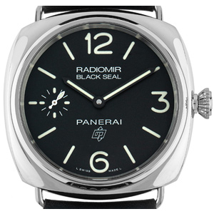 Panerai Radiomir Black Seal Marina Logo Stahl Handaufzug