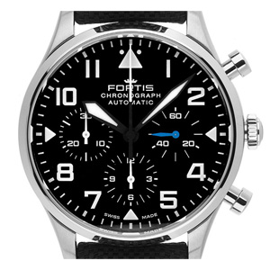 Fortis Pilot Classic Stahl Automatik Chronograph