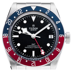 Tudor Heritage Black Bay GMT Pepsi Stahl Automatik Armband Oyster 41mm Ref.79830RB