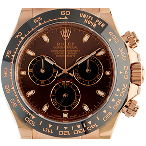 Rolex Daytona Everose Schokobraun