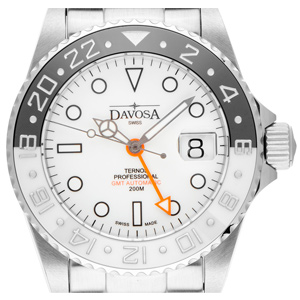 Davosa Ternos GMT Schwarz-Weiß