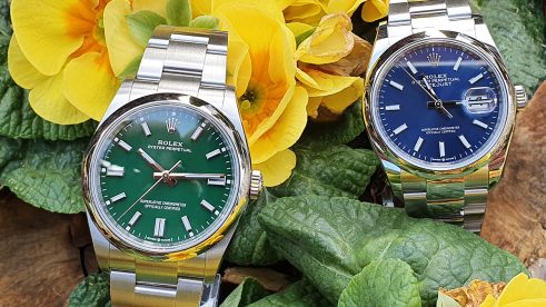 Rolex Oyster Perpetual in Bunt