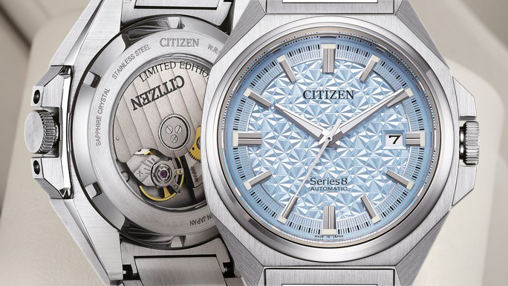 Front- und Rückansicht einer hochwertigen Citizen Uhr