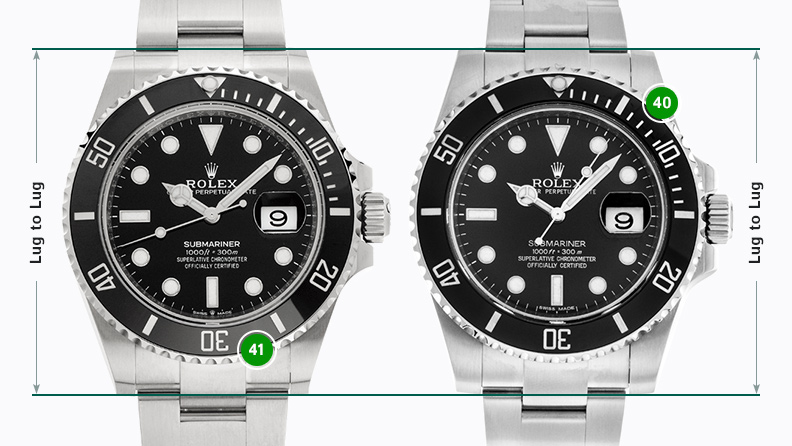 Lug to Lug bei Rolex Submariner