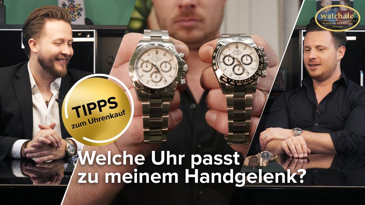 Video: Welche Uhr passt zu meinem Handgelenk?