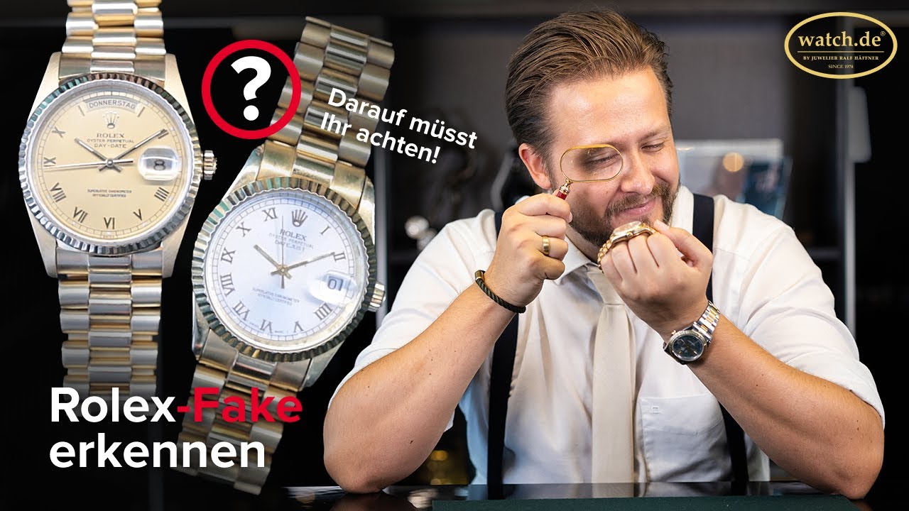 Echt oder Fake? So erkennen Sie eine echte Rolex