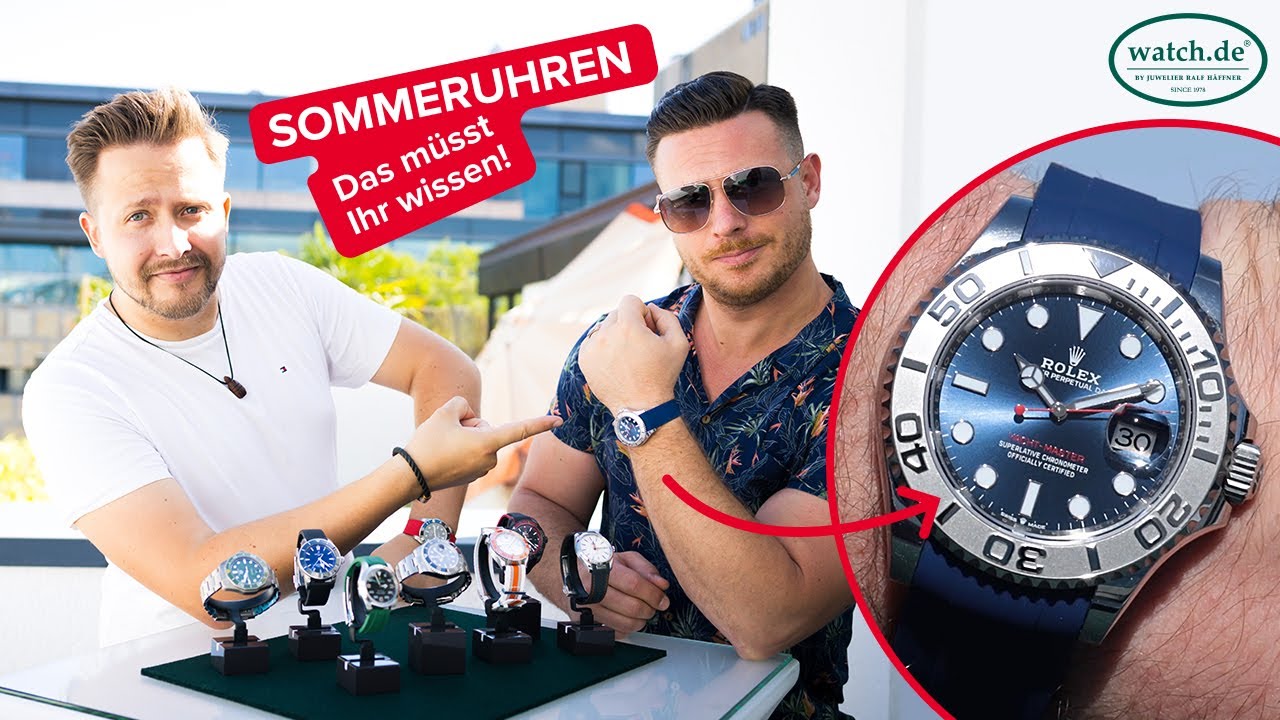 🌞Sommeruhren: Rolex, Tag Heuer, Omega u.v.m.