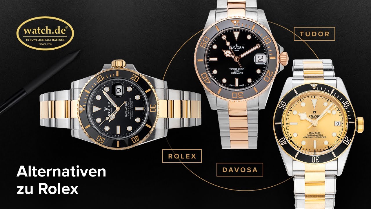 Alternativen zu Rolex Submariner, GMT Master II & Datejust