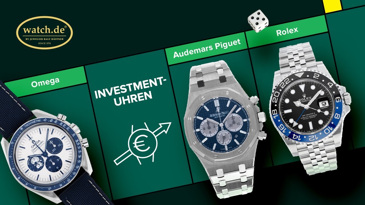 5 Investment-Uhren: Rolex, Omega, Audemars Piguet