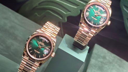 Rolex Day-Date mit grünem Zifferblatt