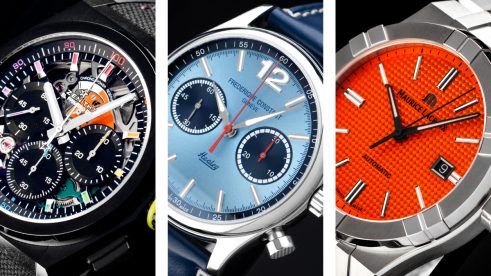 Drei einzigartige Uhren nebeneinander von Zenith, Frederique Constant und Maurice Lacroix