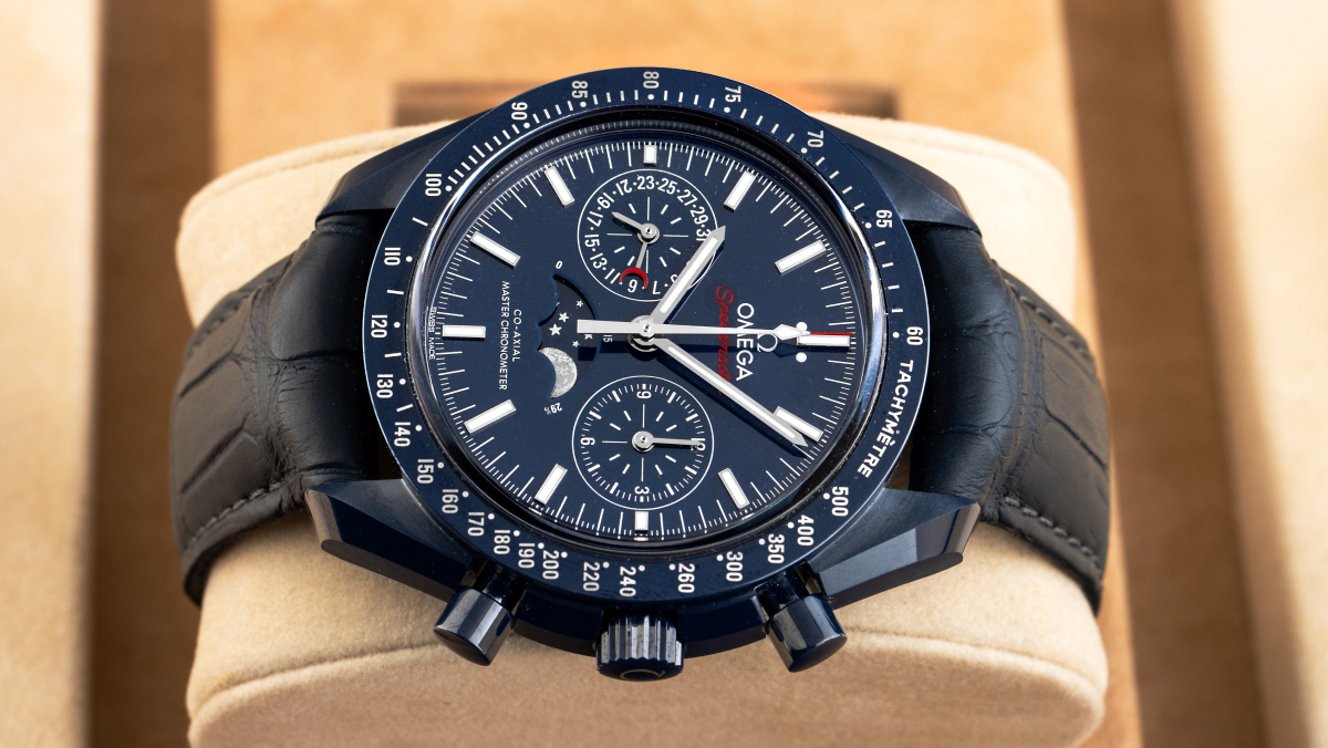 Omega Speedmaster Moonphase mit Mondphase und Kalendar