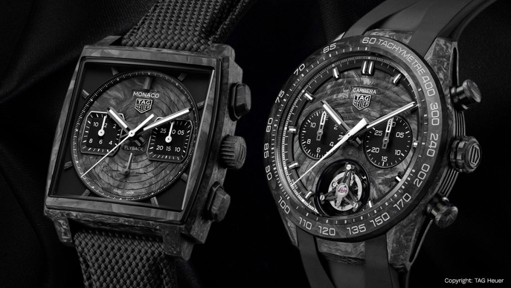 Neue Uhrenmodelle von Tag Heuer mit innovativer Carbonspring