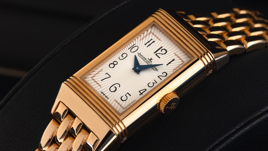 Ikonische Uhr von Jaeger-LeCoultre Reverso in gold