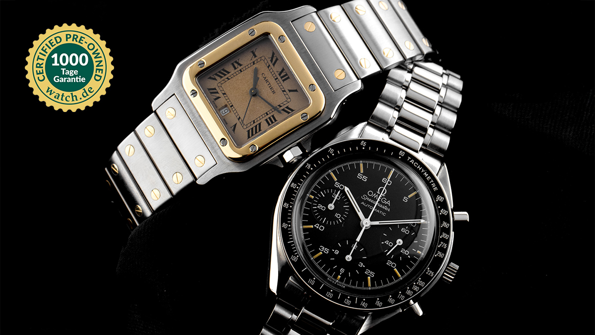 CPO-Uhren von Cartier und Omega, Klassiker mit Geschichte