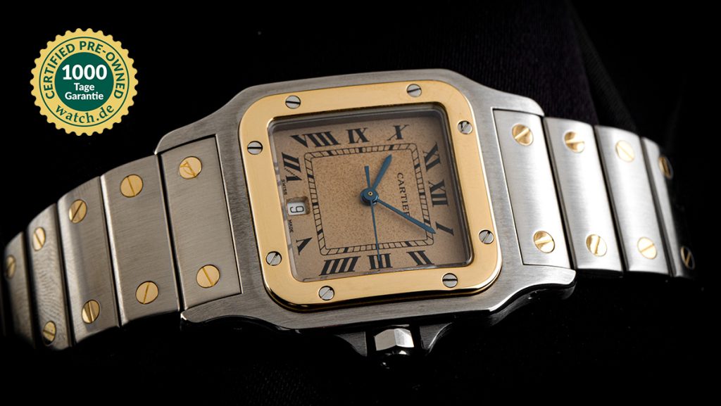 Vintage-Modell der Cartier Santos