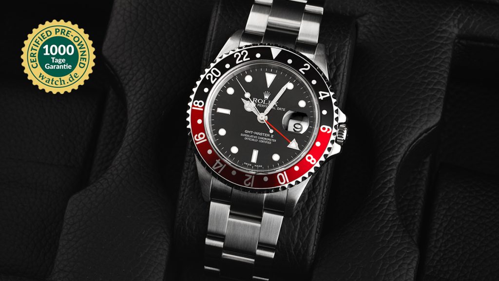 Vintage Rolex GMT Master Coke mit zweifarbiger Lünette