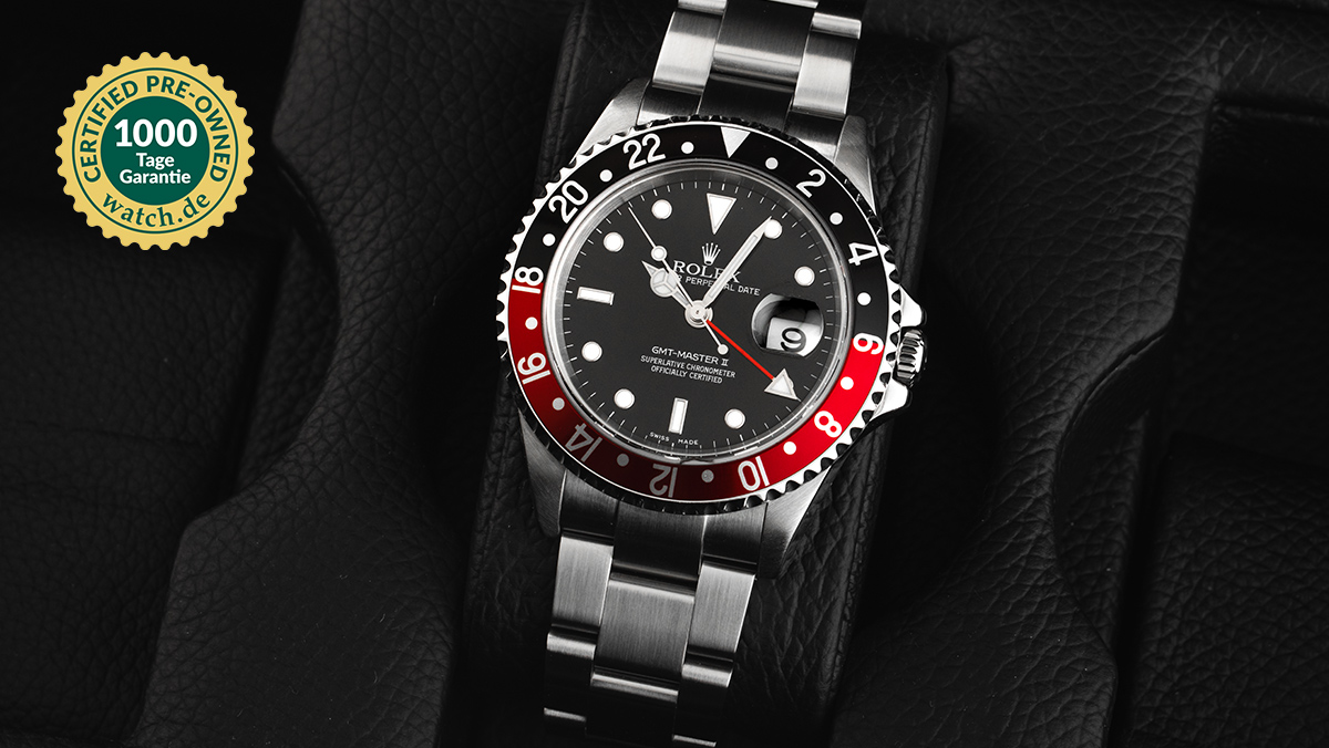 Vintage Rolex GMT Master Coke mit zweifarbiger Lünette