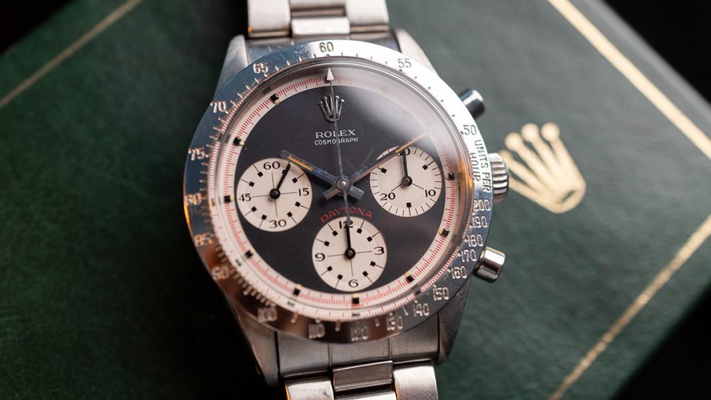 Rolex Paul Newman Daytona mit kontrastreichem Zifferblatt