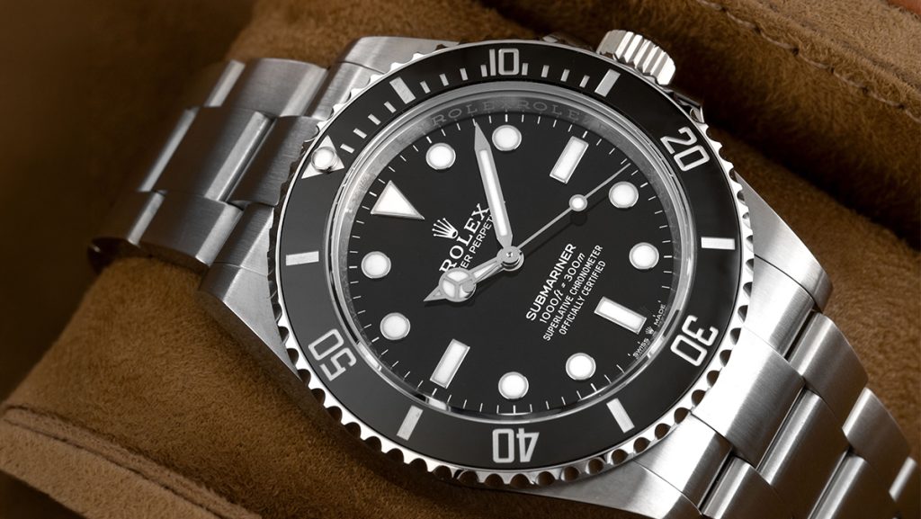 Beliebte Rolex Submariner in schwarz-silber