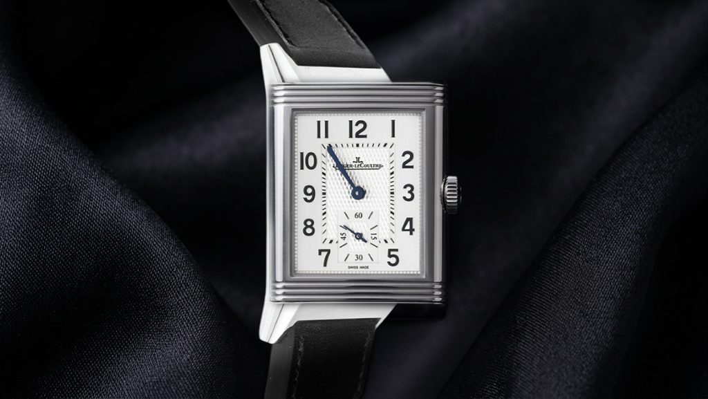 Jaeger-LeCoultre Reverso mit hochgeklapptem Zifferblatt