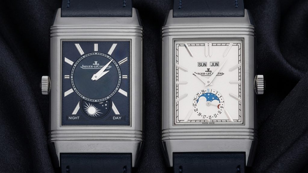 Jaeger-LeCoultre Reverso mit Mondphase und Jahreskalender auf zwei Seiten