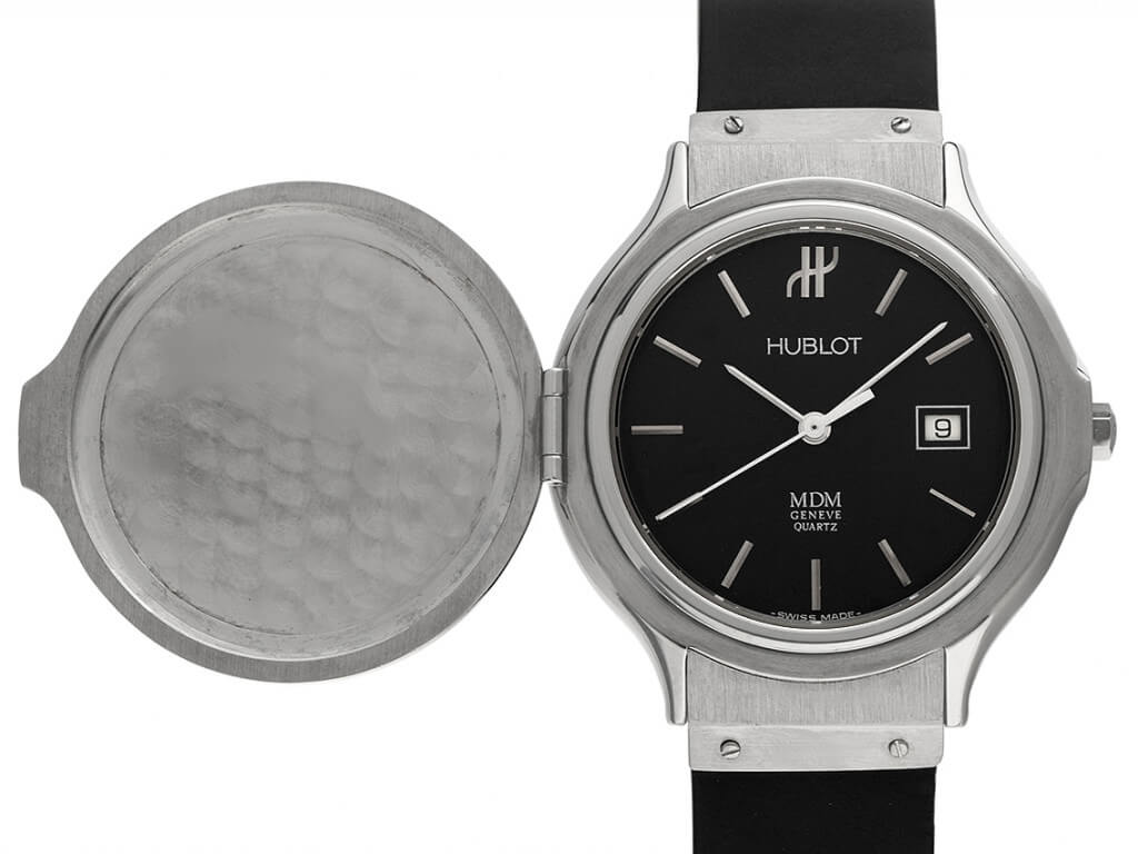 Hublot Uhr Damen: Classic MM Medium mit Klappdeckel