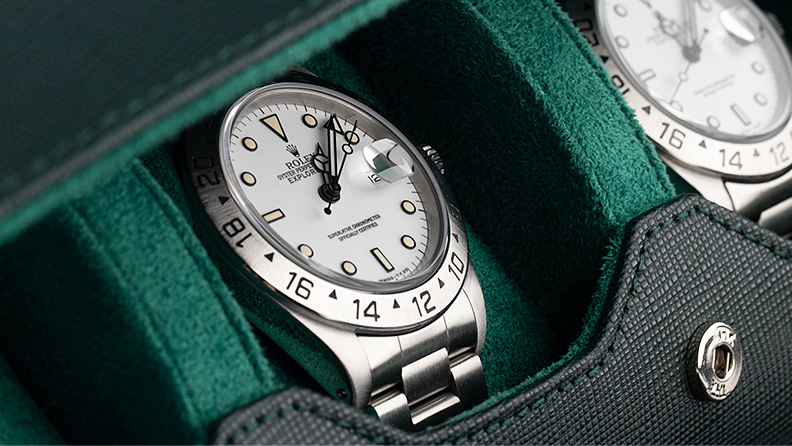 Vintage-Rolex in Uhrenbox