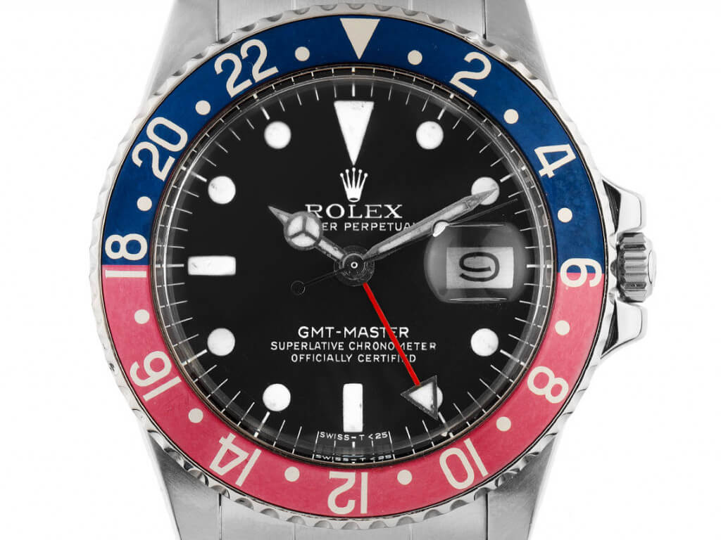 Rolex GMT-Master “Pepsi” Ref. 1675, Vintage Bj. 1978