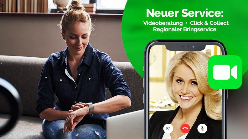 Videoberatung, Click&Collect, Regionaler Bringservice