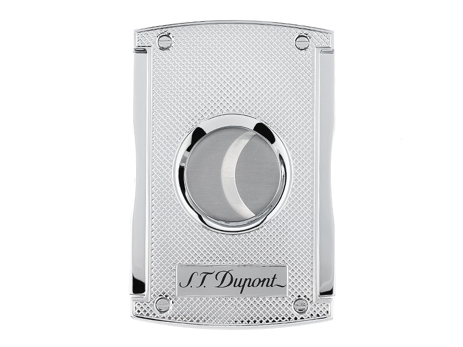 S.T. Dupont Zigarrencutter Maxijet Chrom Ref.003257 Full Set