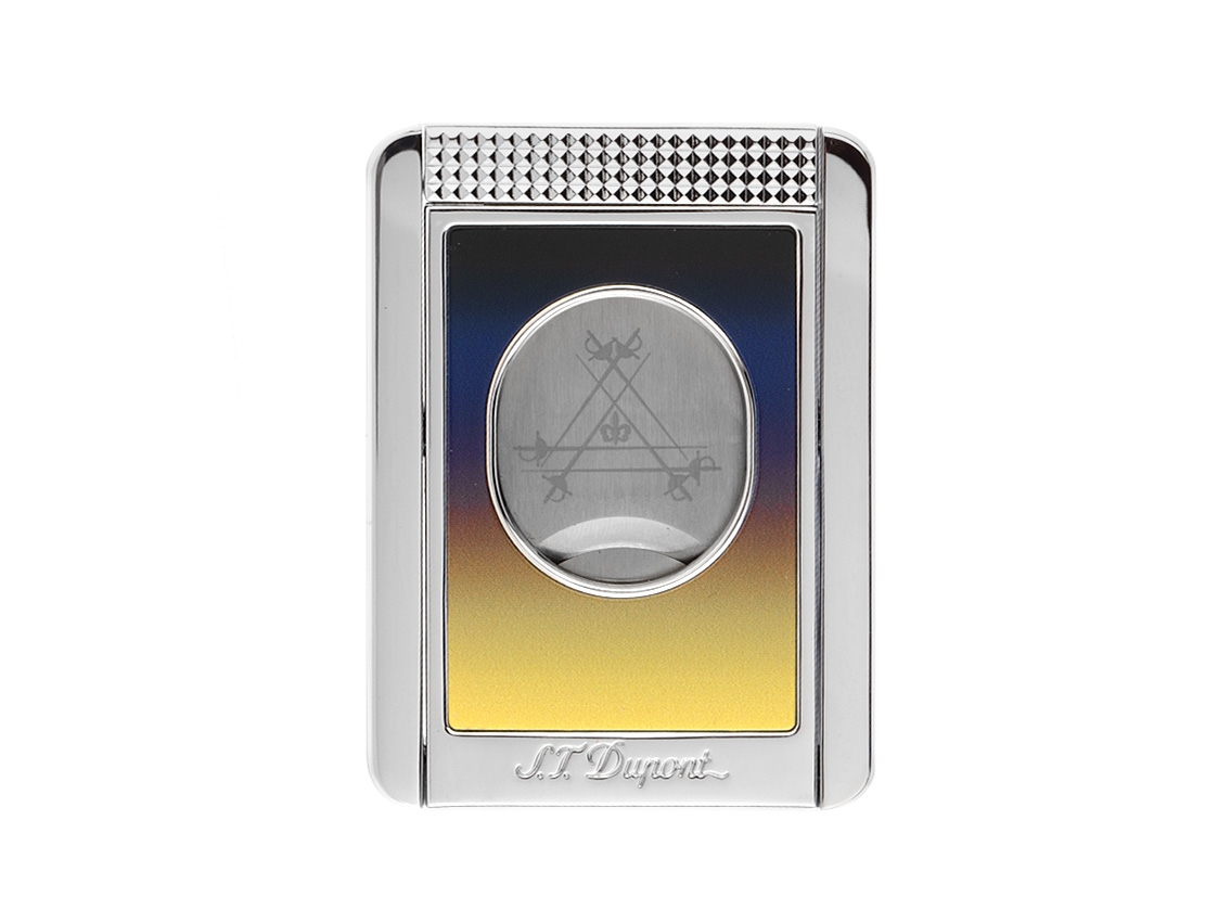 S.T. Dupont CC X Stand Zigarrencutter Montecristo La Nuit Ref.003435 Box&Pap. Full Set Neu
