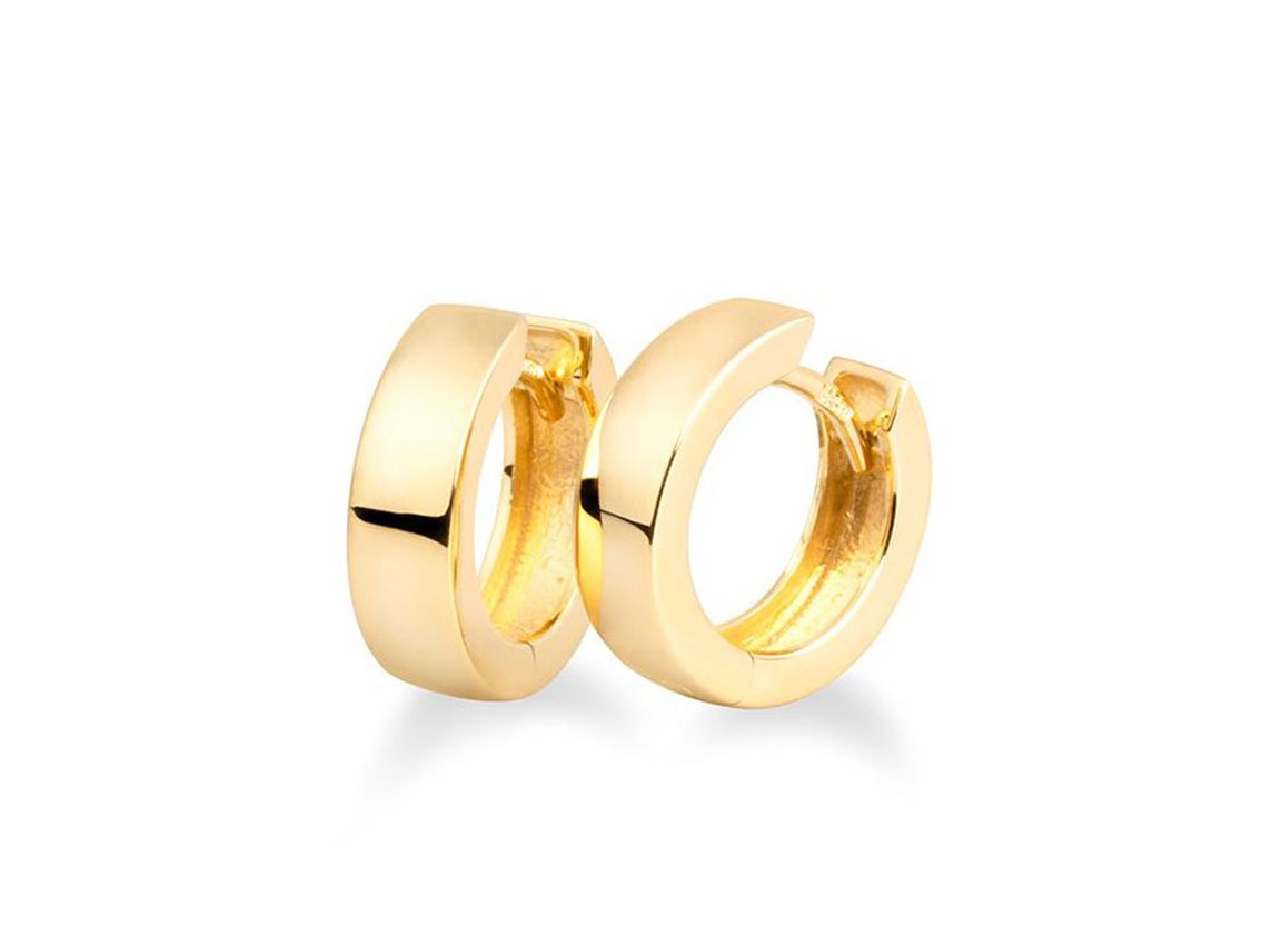 Saint Maurice Creolen 14kt Gelbgold 4,8g Neu