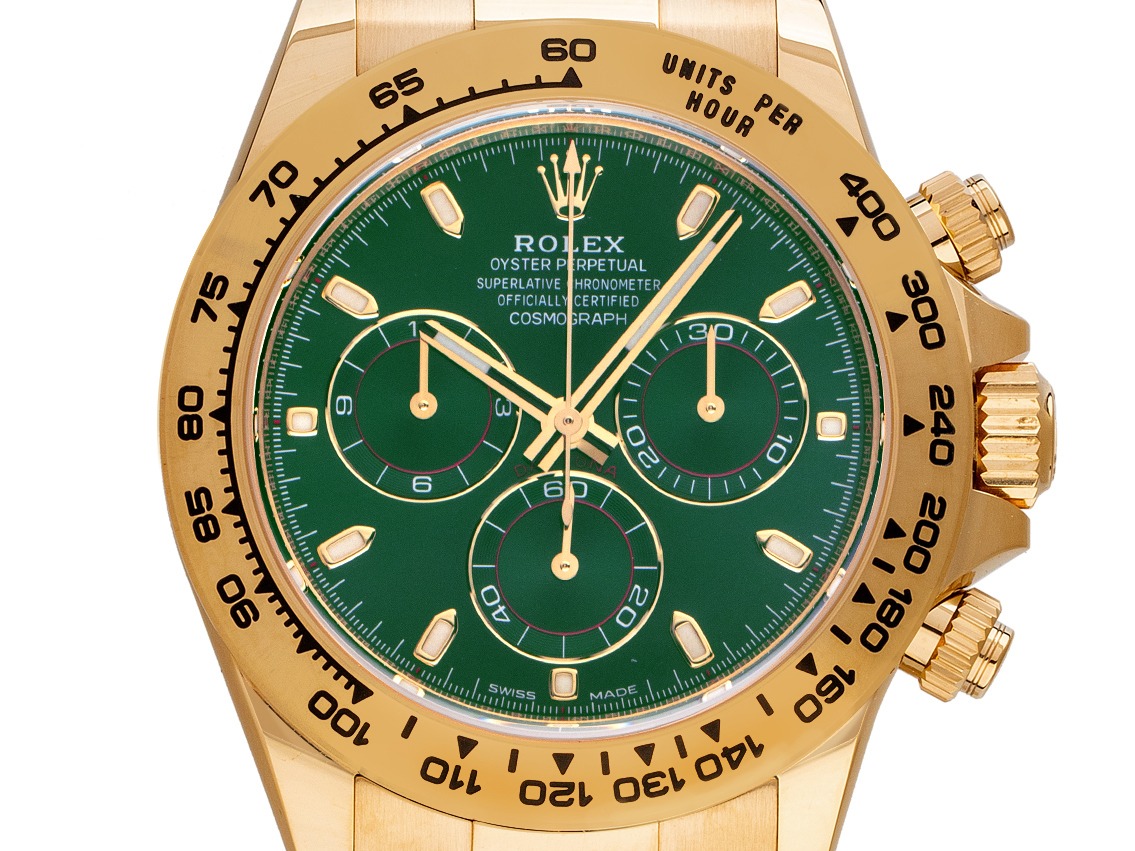 Rolex Daytona Green Dial John Mayer 18kt Gelbgold Armand