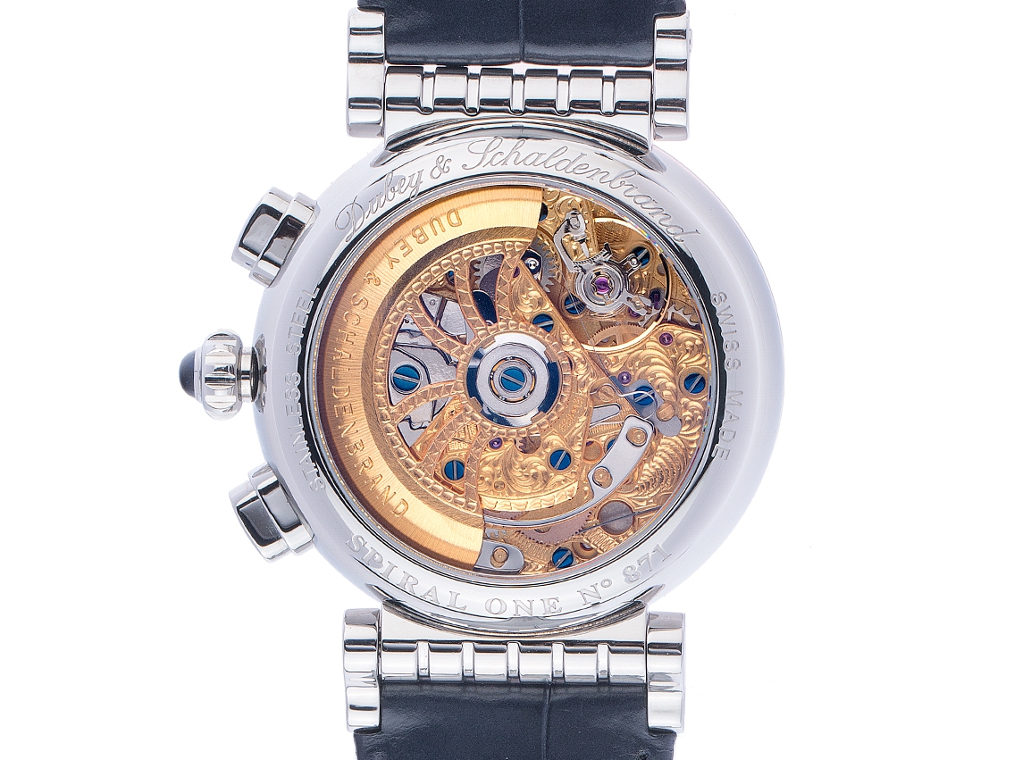 Dubey & Schaldenbrand Spiral One - Edelstahl - Armand Leder - 40mm  