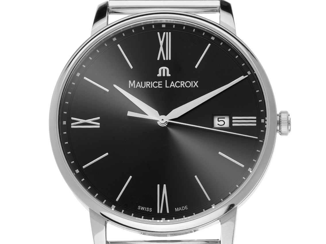Maurice Lacroix Eliros Date Stahl Quarz Armband Stahl 40mm Ref.EL1118 Box&Pap. Full Set Neu