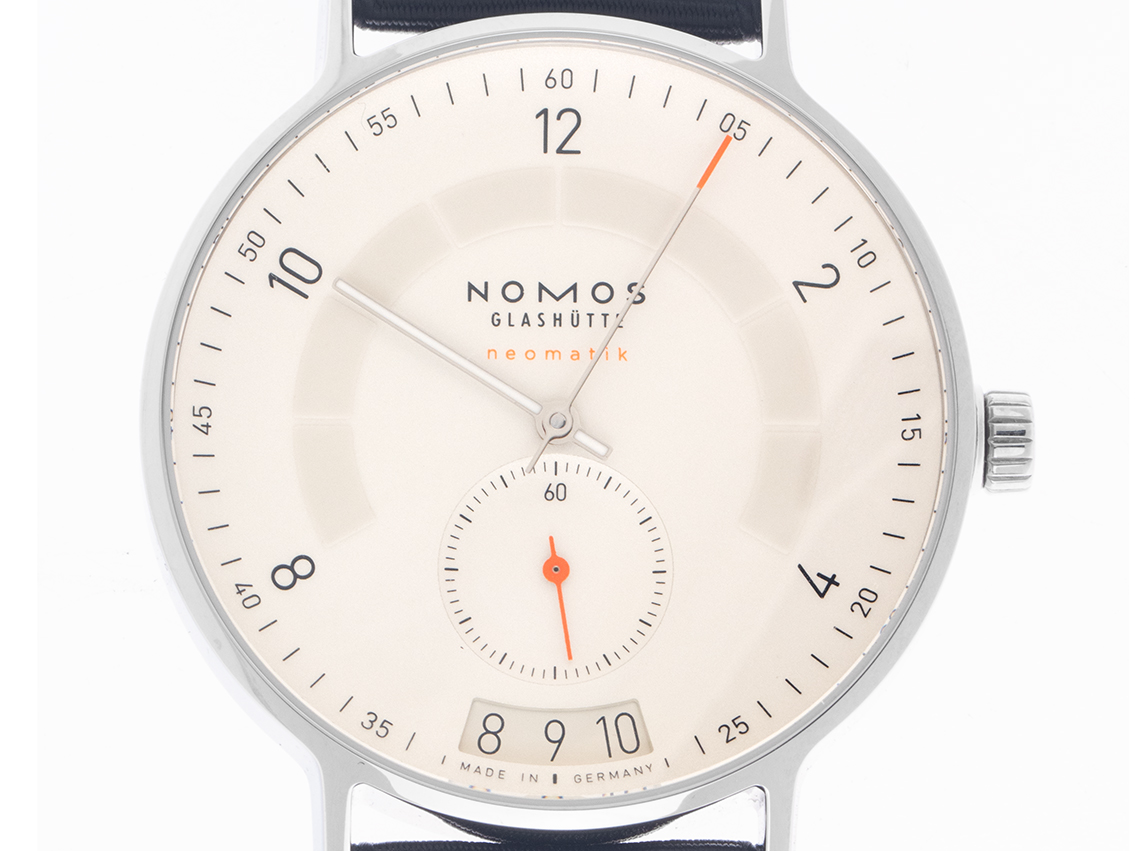 Nomos Glashütte Autobahn - stainless steel - Bracelet textile 
