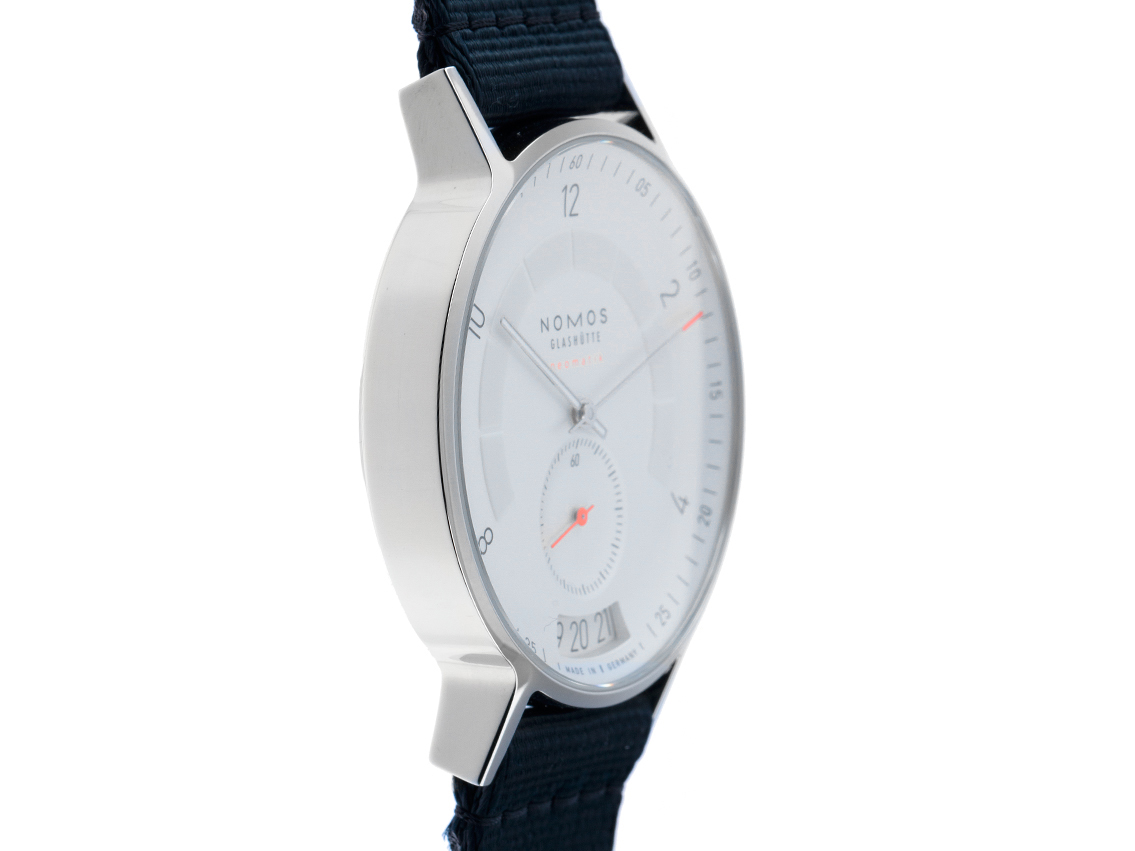 Nomos Glashütte Autobahn - stainless steel - Bracelet textile 